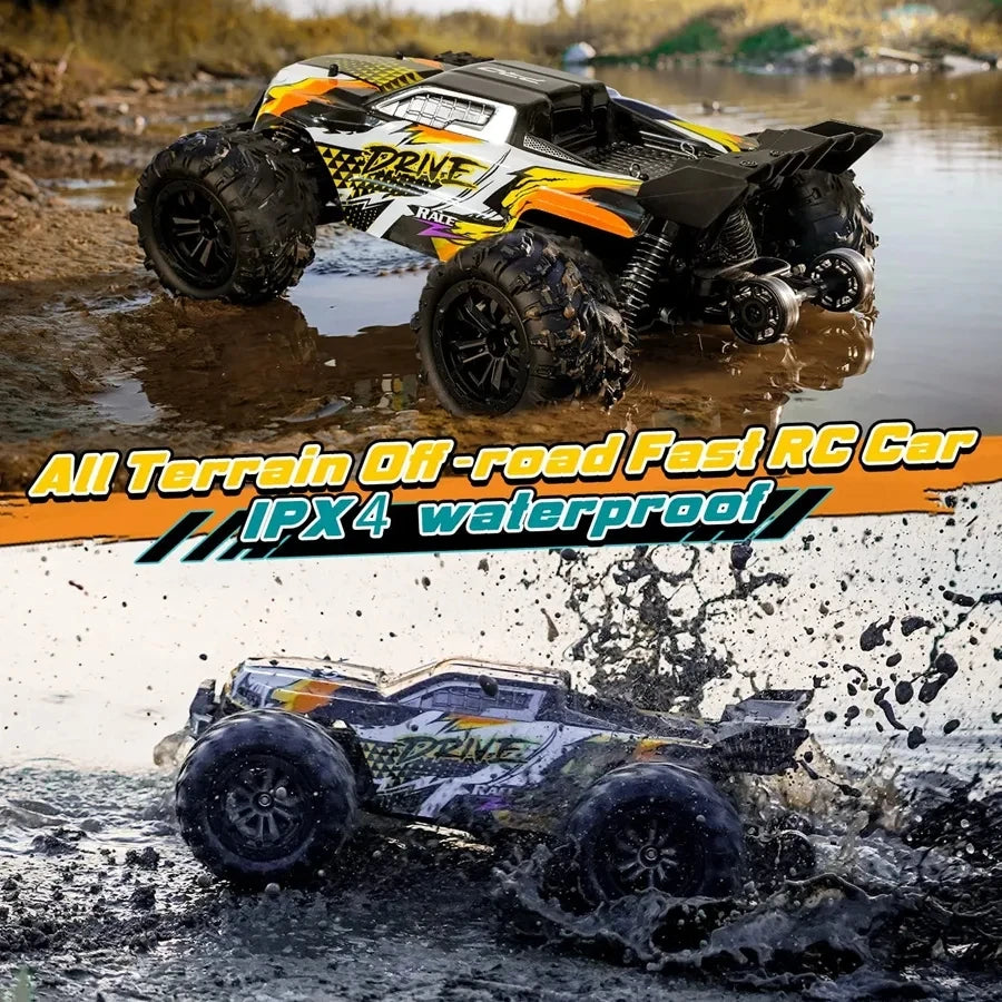 4WD Remote Control Car Off Road 4x4 RC High Speed Buggy Truck Super Brushless 50 or 80KM/H Fast Drift Racing Toy Kids Adults.