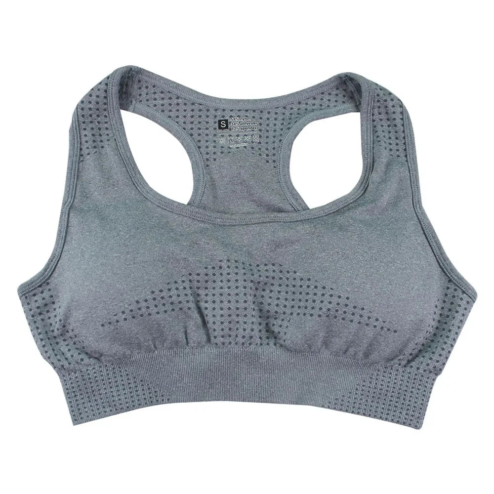 Seamless Dot Dot Yoga Suit High Waist Outdoor Sports Vest Running Quick Dry Top Fitness Yoga Pants Set Exercise Workout Clothes