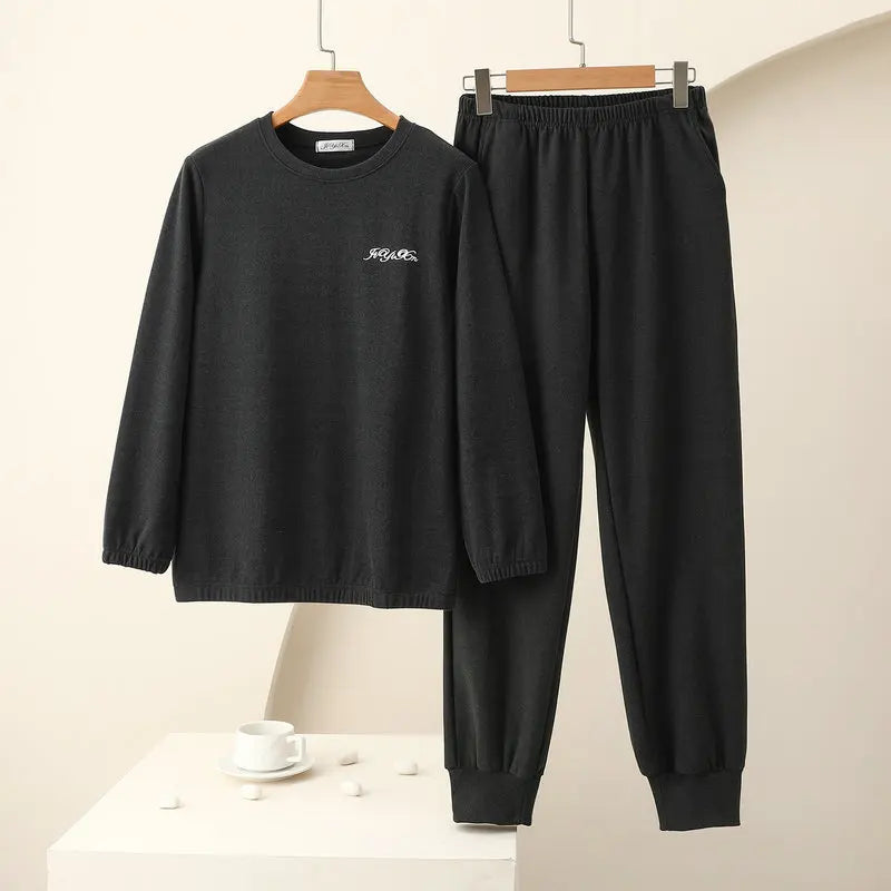 Women's Loungewear Warm Pajamas Autumn Winter New Long Sleeve Trousers House Suit Ladies Pyjamas For Women Nightie