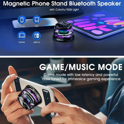G200 Magnetic Portable Bluetooth 5.3 Speaker Mini Sound Box Multifunctional LED Color Light Stereo Soundbar Wireless Loudspeaker