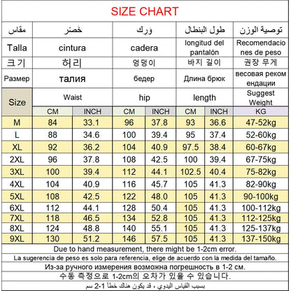 M-9XL Plus Velvet Trousers Men's Plus Size Autumn and Winter Thickened Casual Sports Pants Fat Mid-high Waist Solid Color Pants.