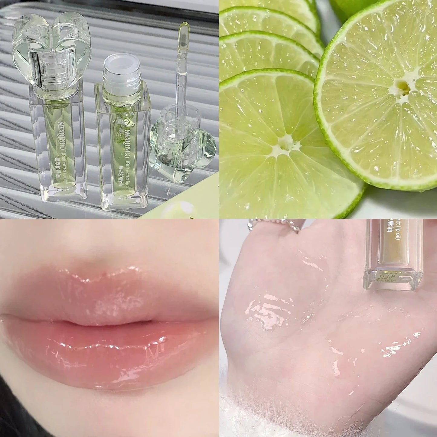 Plumping Jelly Lip Gloss Lasting Moisturizing Transparent Lip Oil Water Light Mirror Peach Lipstick Women Lips Makeup Cosmetics
