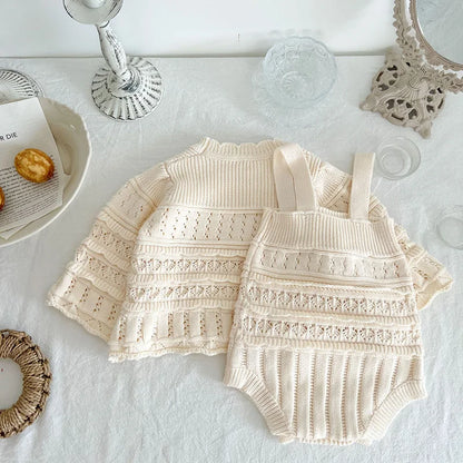 MILANCEL 2023 Baby-Bodys, gestrickt, für Kleinkinder, Mädchen, Kleidung, Kleinkinder, einteilig, Jungenkleidung