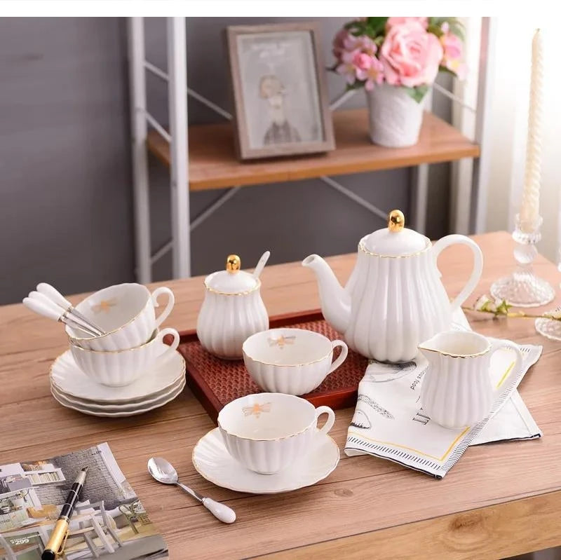 English set ceramic afternoon tea.