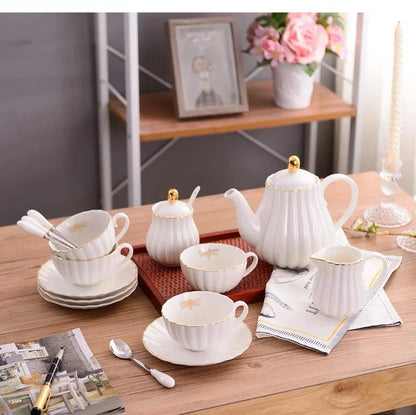 English set ceramic afternoon tea.