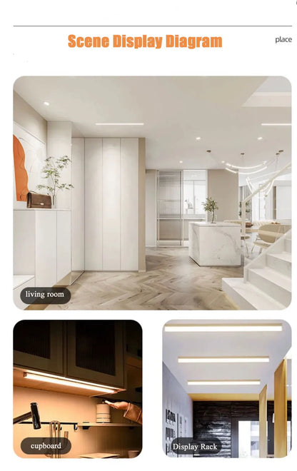 T5 T8 Led Tube Light 220V 110V Wall Lamp Bulb Light 10W  lampa For Home Indoor Kitchen Lighting Garage Light Ceiling Lighting.