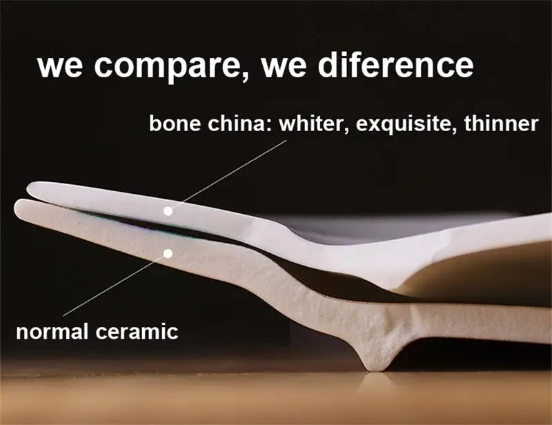 4pcs, 8inch, fine bone china plates dinner sets, porcelain serving dishes, ceramic chafing dishes, kitchen utensils sets plates.