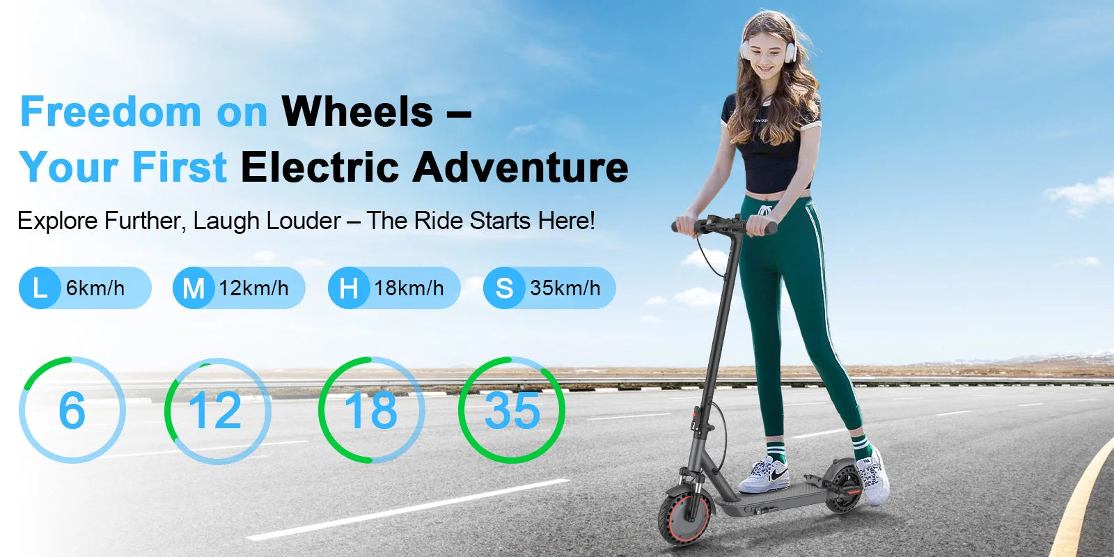 ATSANT LP10 Electric Scooter 500W Powerful Motor 42V10.5Ah 35KM/H 35KM Long Range 10Inch Tyre with APP Shock Absorbing EScooter.