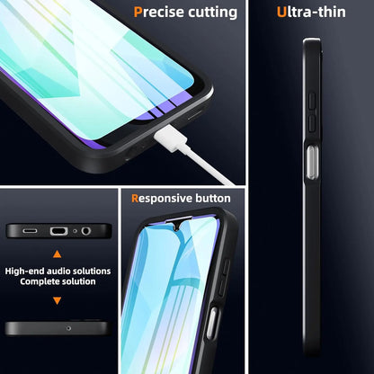 Full Body Protection Shockproof Case for Samsung Galaxy A17 A56 A36 A26 A16 5G A55 A35 A25 A15 Protective Cover Funda Coque Capa.