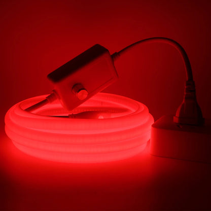 Dimmable COB LED Neon Light Strip 220V Dimmer Power Kit Waterproof 10 Colors 5m 10m 20m 30m 0.5m 288LEDs/m Flex Tube Lamp Decor