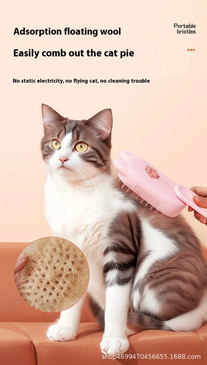 Pet Electric Spray Comb Cat Dog General Spray Massage Comb Cat Hair Removal Cleaning Supplies, Pet Accessories, Pet Steam Comb.
