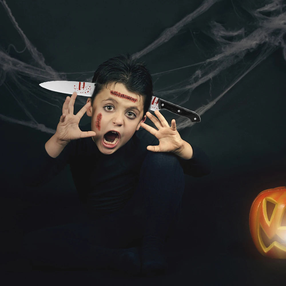 Halloween Haar Reifen Horror Blut gefälschte Axt Sägen Messer Gothic Stirnband Halloween Party Maskerade Cosplay Prop Dekor Zubehör.