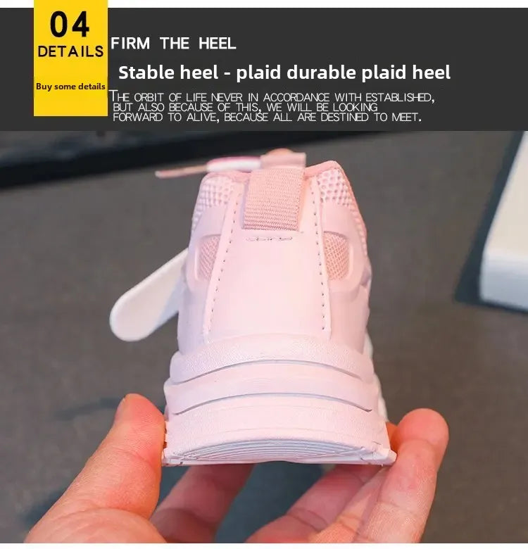 Kids Fashion Shoes For Boys Girls Toddler Boy Girl Soft Sports Shoes Children Running Sneakers Air Mesh Breathable 26-37.