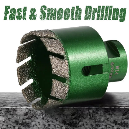 6–130 mm M14-Gewinde, trocken, vakuumgelöteter Marmor, Mauerwerk, Lochsäge, Öffner, Diamantbohrkrone für Keramikfliesen, Granit, Marmor