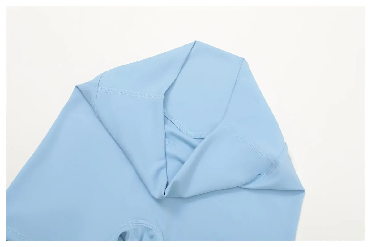 Yoga Shorts Set Women Sports Bra Long Sleeve Zipper Jacket Tight Fitting Pants Fitness Suit Outdoor Running 2PCS Workout Clothes.