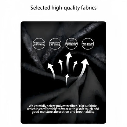 Fashionable men's summer striped print micro elastic breathable round neck T-shirt shorts set outdoor casual two-piece set.