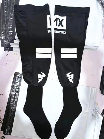 Colorful cycling outdoor off-road  mx motorcycle cool riding anti slip long socks.