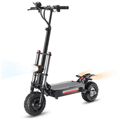 TEEWING S3 Adult Electric Scooter 3000W*2 Dual-Motor E-Scooter 60V38AH Battery 11" Off-RoadTires Foldable EScooter.
