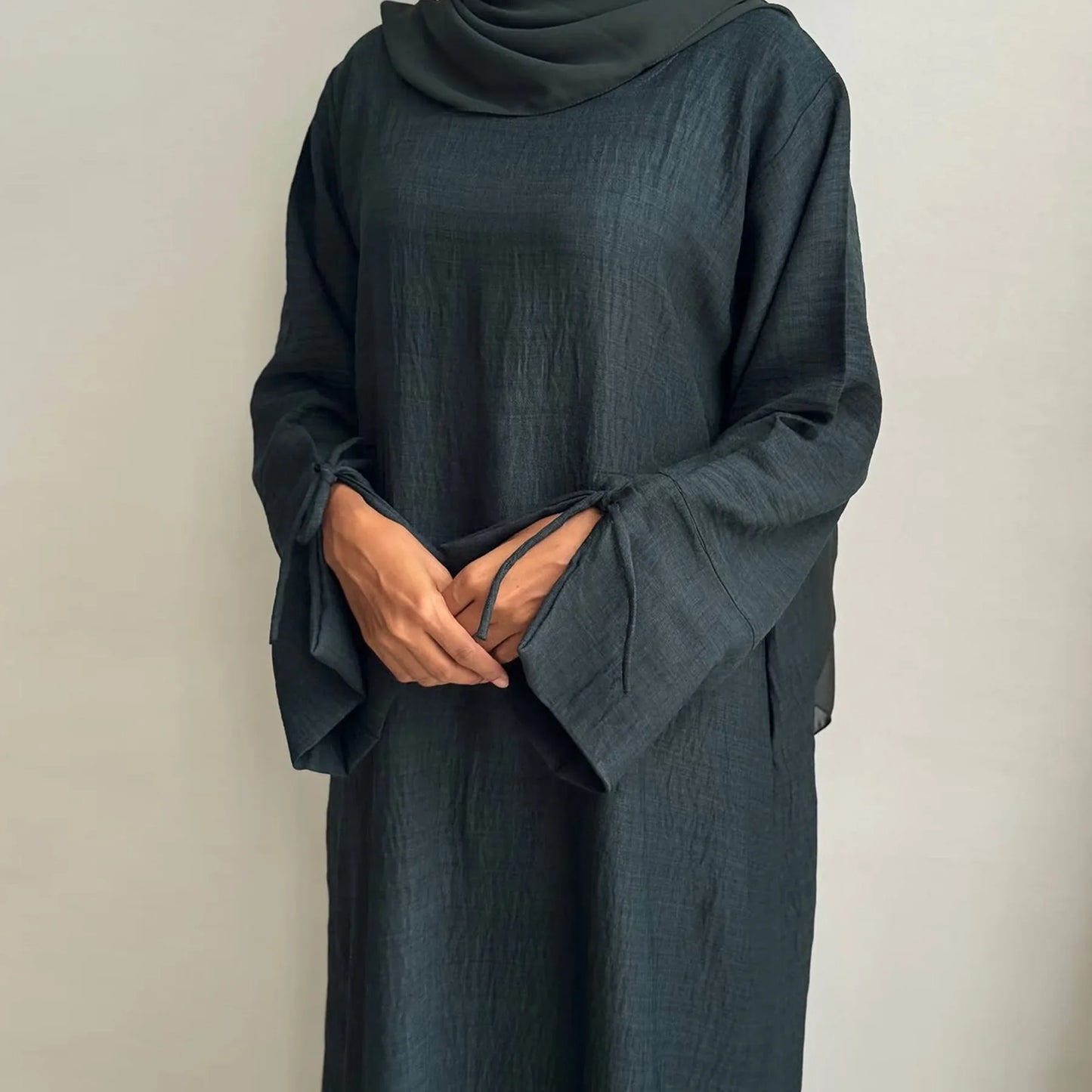 Plain Closed Abaya Muslim Dress Abayas for Women Dubai Luxury Turkish Dresses Islamic Clothing Kaftan Robe Musulman Ramadan Eid.