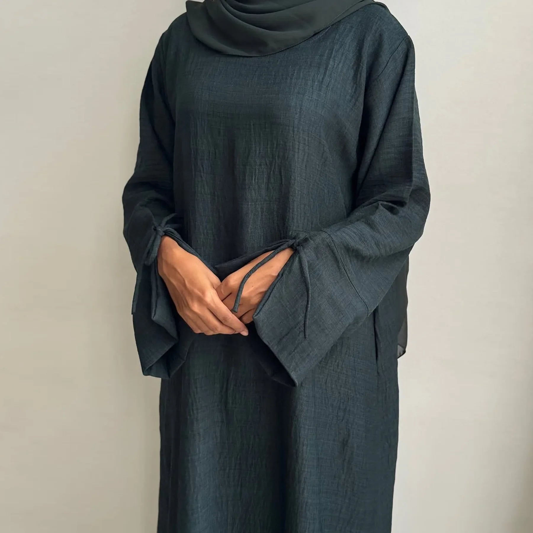 Plain Closed Abaya Muslim Dress Abayas for Women Dubai Luxury Turkish Dresses Islamic Clothing Kaftan Robe Musulman Ramadan Eid.