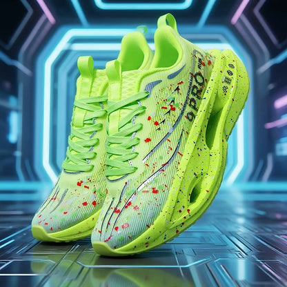 New Soft Sole Cushioning Men's Running Shoes for Women High-quality Road Jogging Shoes Light Comfy Sneakers Reflective Night Run