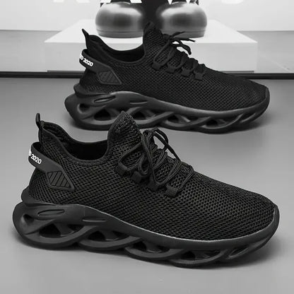 Männer Casual Sport Schuhe Atmungsaktive Leichte Turnschuhe Outdoor Mesh Schwarz Laufschuhe Athletisch Jogging Tenis Wanderschuhe
