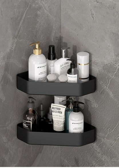 Badezimmerregal Badezimmer Make-up Shampoo Organizer Aluminium Badezimmer Organizer Duschregal Badezimmerzubehör