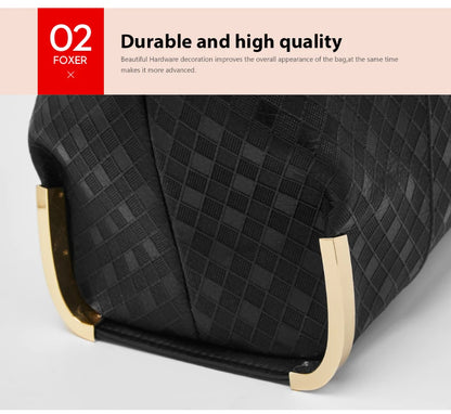 FOXER Brand Genuine Leather Handbag Winter Women Original Design Shoulder Bag Luxury Tote Large Capacity Lady Bag Chrismas Gift.