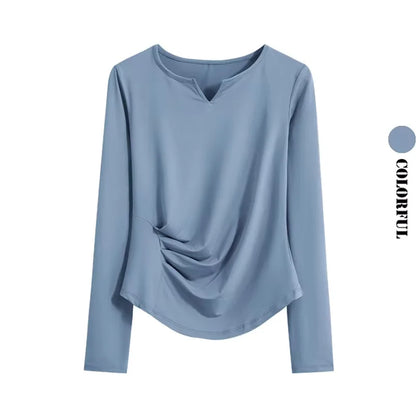 DRUR Autumn Yoga Set 2 Piece Sportswear Outfit Women Long Sleeve Workout Top High Waist Leggings Suit Tennis Sets 2pcs Tracksuit