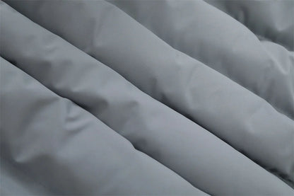 New Winter Men's Mid-Length Cotton-Lined Coat Business-Casual Windproof Warmth Fashionable Hooded Jacket Stylish Menswear