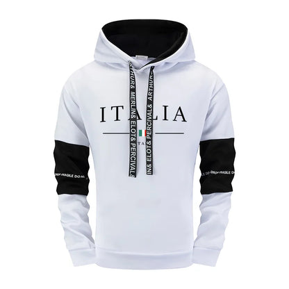 Mens Tracksuit Outdoor Quality Autumn Winter Simple Casual Sports Hooded Single Sweatshirts And Sweatpant Comfort Sports Fitness.