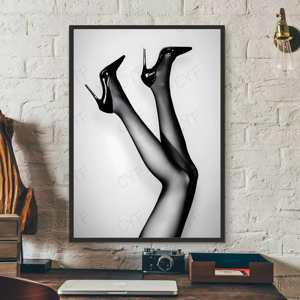 Kate Moss Fashion Modern Art Poster HD art sticky wall waterproof home living room bedroom bar aesthetic decoration.