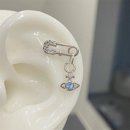 1 PCS Star Silver Color 316L Stainless Steel Ear Bone Nail for Women New Fashion Allergy Prevention Jewelry Gifts