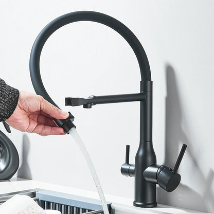 Filtered Kitchen Faucet Purification Tap With Magnetic Sprayer Kitchen Faucet Filtered Water Purification Feature Kitchen Tap