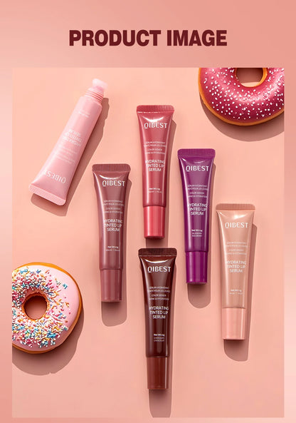 QIBEST Crystal Lip Balm Moisturizing Lip Gloss Oil Jelly Lipgloss Long Lasting Liquid Lipstick Hydrating Tinted Lip Serum Makeup.