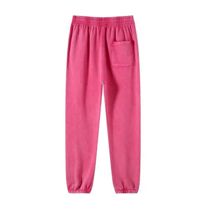 Vier Jahreszeiten Neue Mode Für Männer Casual Trendy Amerikanischen Gewaschen Gewachst Lose Einfarbig Hosen Gerade Jogger Hosen Männliche Hosen