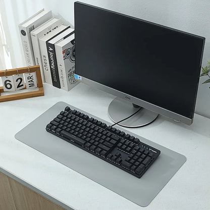 PU Leather Mouse Pads Desk Mat for Office Solid Color Gaming Waterproof Non-slip Computer Pad Keyboard Pads.