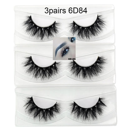Visofree Eyelashes 3D Mink Lashes High Volume Handmade Mink False Eyelashes Thick Full Strip Lashes Cruelty Free cilios posticos
