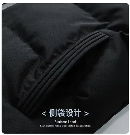 Red Bull 2025 New thick jacket, warm cotton-padded jacket, winter casual sports down jacket, stand-up collar windproof jacket.