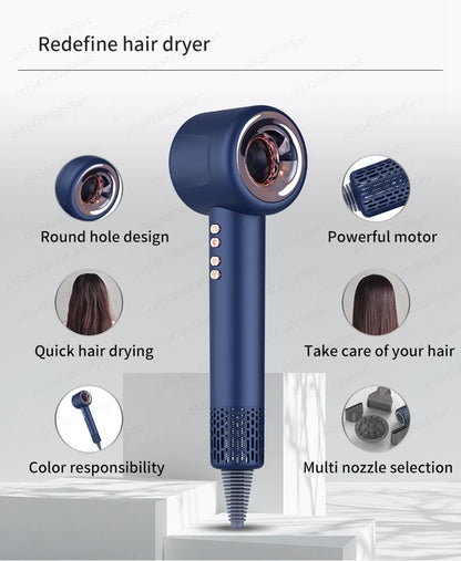 Super Hair Dryer 220V Leafless Hair dryer Personal Hair Care Styling Negative Ion Tool Constant Anion Electric Hair Dryers