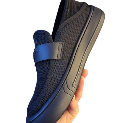 2025 Men's Slip-On Breathable Mesh Skate Shoes Ultra-Light Low-Top Casual Sneakers Trendy Minimalist Comfort Footwear for Men.