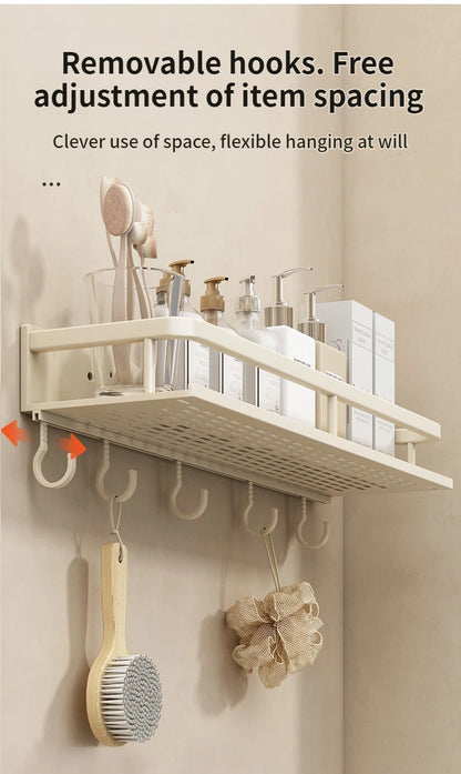 Gelb Weiß Eckregal Badezimmer Rack Regal Organizer Toilette Organizer Shampoo Rack Küche Lagerregal