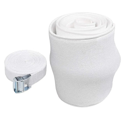 Polyester Fiber Bed Bridge Connector Twin to King Converter Kit with Adjustable Strap for Family Travel Bedding Accessories.