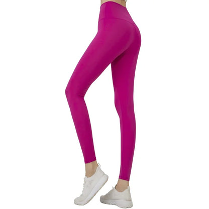 Women's High Waist Butt Lift Yoga Pants - No Camel Toe, Buttery Soft Naked Feeling, Peach Hip, Seamless Gym Running Leggings