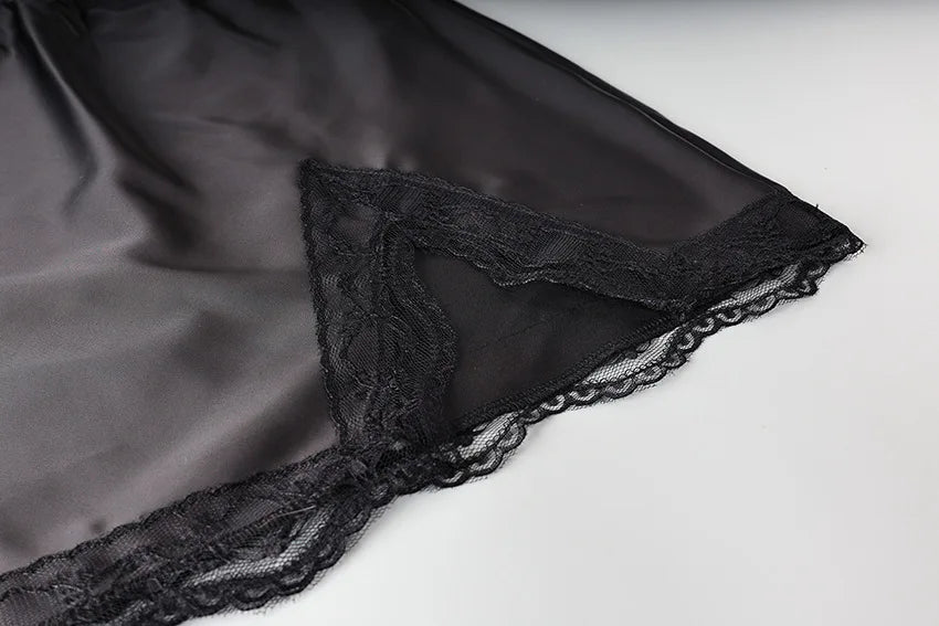 New Lace Patchwork Fashion Mini Skirt Split High Waist Sexy Black Skirt Summer Office Lady Skirt High Street Short Skirt Women