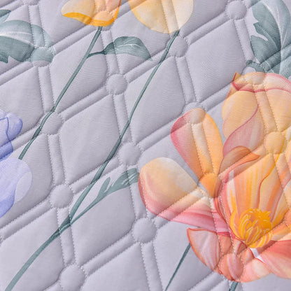 Thicken Mattress Cover for Home funda de colchón 100% Cotton Fitted Bedsheet King Size Floral Bed Covers 150x200(no pillowcase).