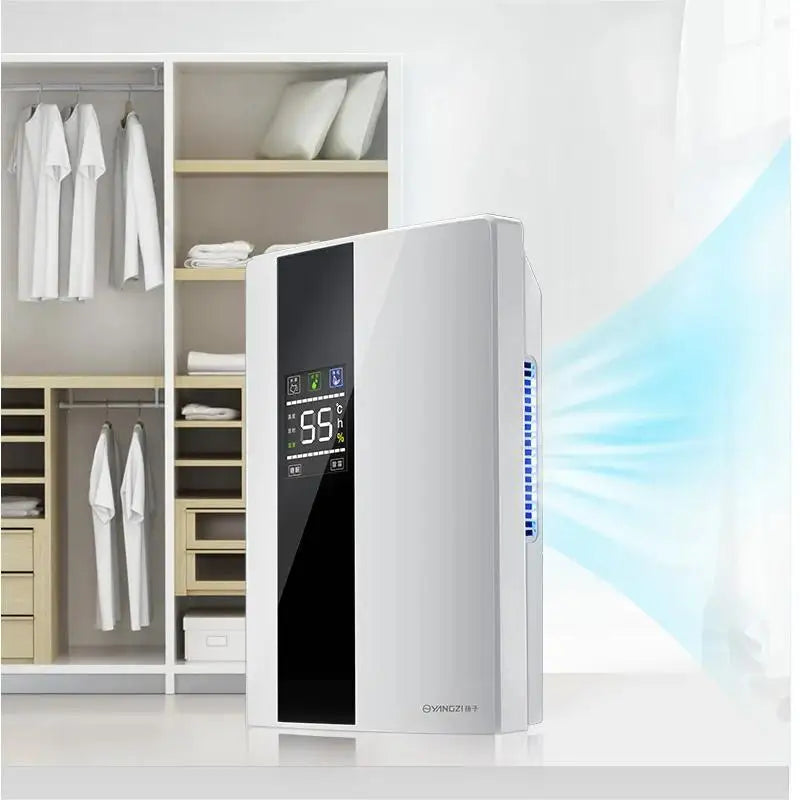 Dehumidifier and Air Purifier 2 in 1 Moisture Absorber Household Mute Bedroom Basement Remote Control Timing External Water Pipe.
