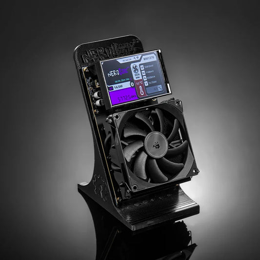 Factory Bitaxe NerdQaxe++ 4.8TH/s Bitcoins Miner BM1370 Asic Chip Solo BTC 68W 2.4G WiFi Open-Source Mining Machine.