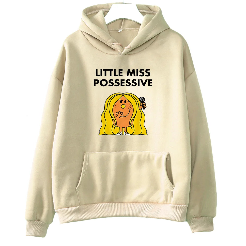 Tate McRae Little Miss™ Possessive Hoodies Tate Mcrae World Tour Hoody Merch Fan Gift Unisex Pullover Tops Streetwear Unisex Top.