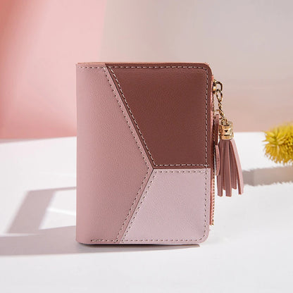 Women's Wallet PU Leather Women's Wallet Made of Leather Women Purses Card Holder Foldable Portable Lady Coin Purses.